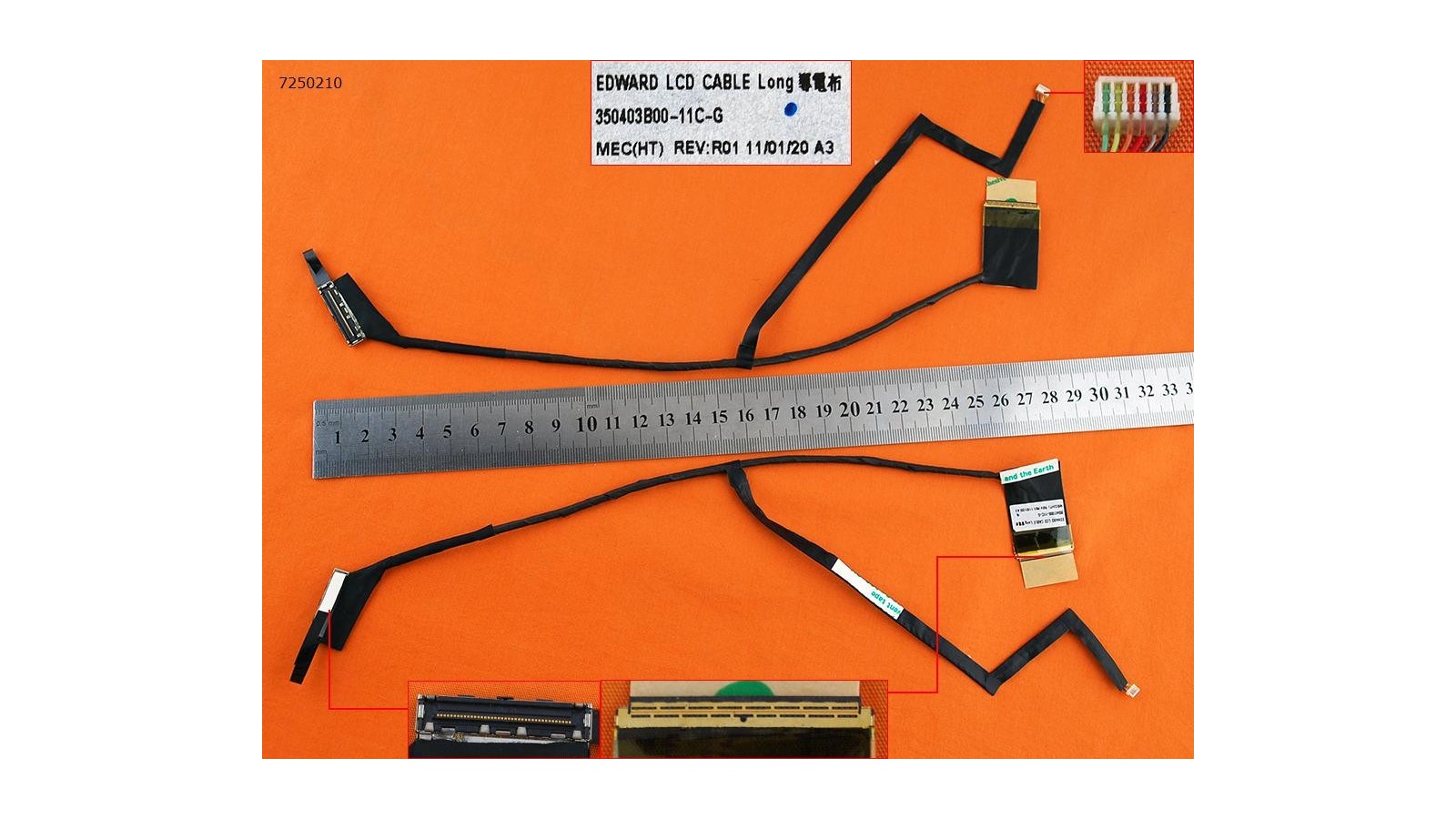 Cavo connessione flat Lcd display per notebook HP MINI 210