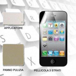 Pellicola protettiva per Apple iPhone 4S + panno