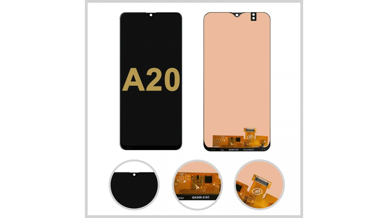 OLED Display Lcd completo di Touch screen Samsung Galaxy A20 SM-A205F A205DS A205FN