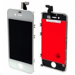 Display Lcd Hd completo di Touch screen e vetro Apple Iphone 4S Bianco