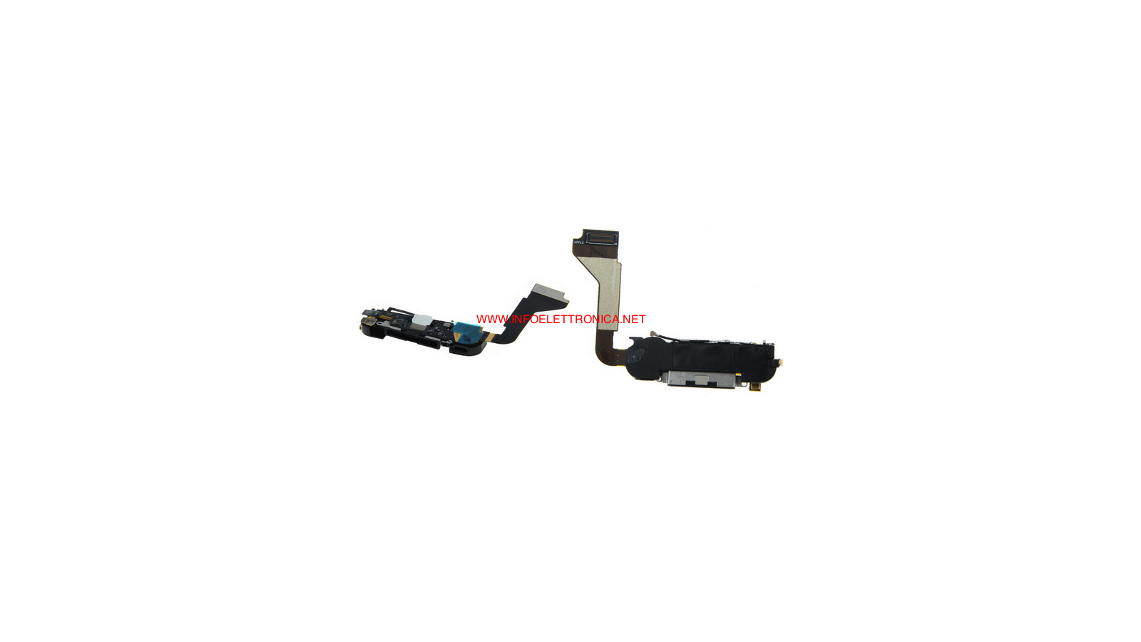 Flat connettore ricarica completo di microfono Apple iPhone 4 4G nero