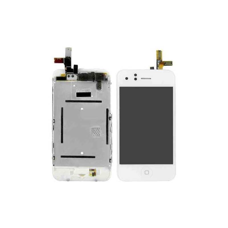 Kit bianco completo Display, Touch screen, supporto ,tasto home, speaker iPhone 3G