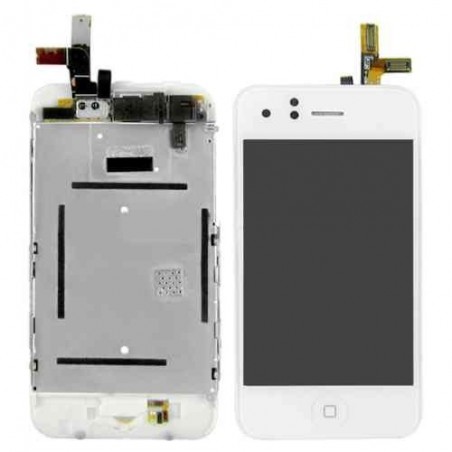 Kit bianco completo Display, Touch screen, supporto ,tasto home, speaker iPhone 3GS