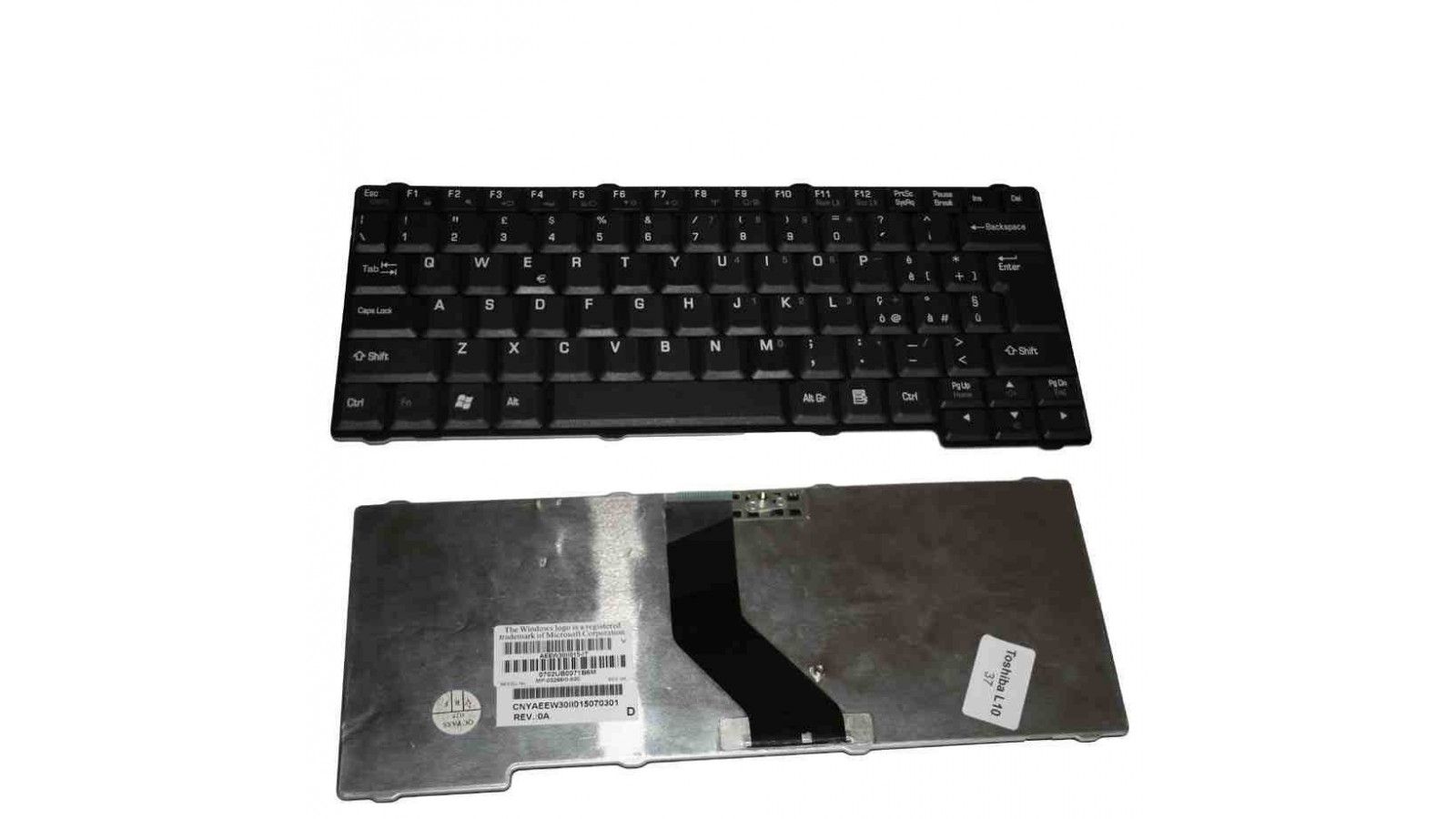 Tastiera italiana nera compatibile con Toshiba Satellite L10 L15 L20 L25 L30 L35 Tecra L2