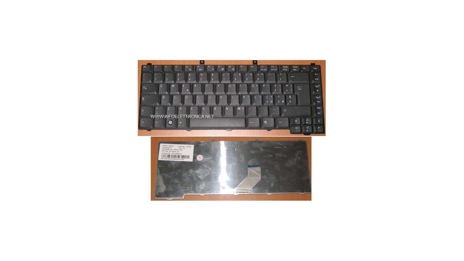 Tastiera italiana compatibile con Acer Aspire 3100 3650 3690 5600 5100 5110 5610 5630 5650 5680 9110 9120 serie