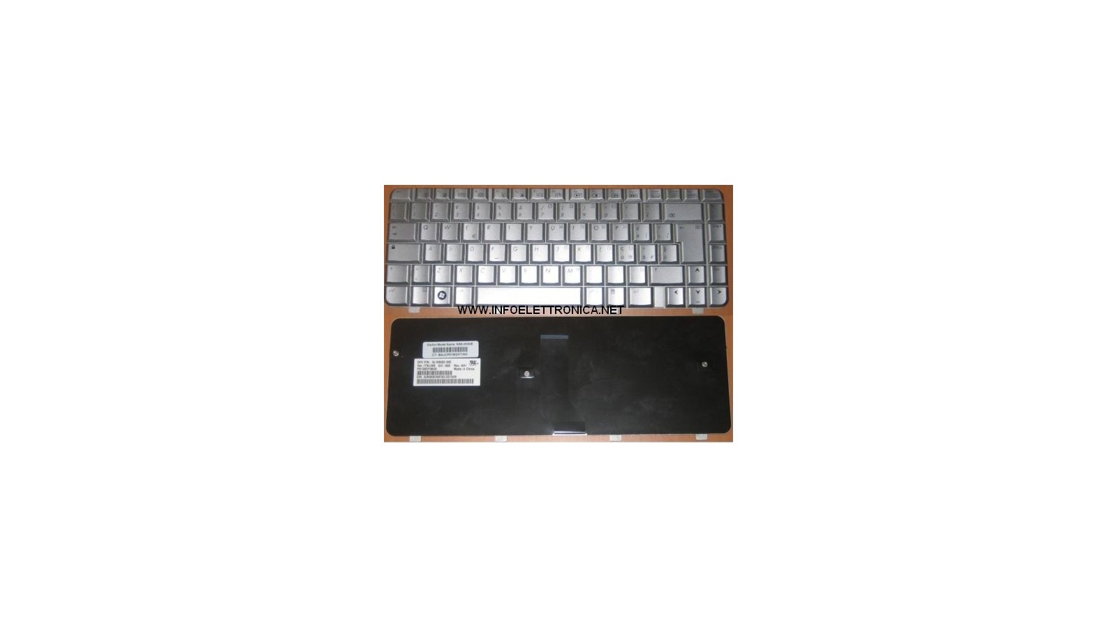 Tastiera Italiana compatibile con Hp Pavilion DV4 / DV4-1000 / DV4-1100 / DV4-1200 Silver