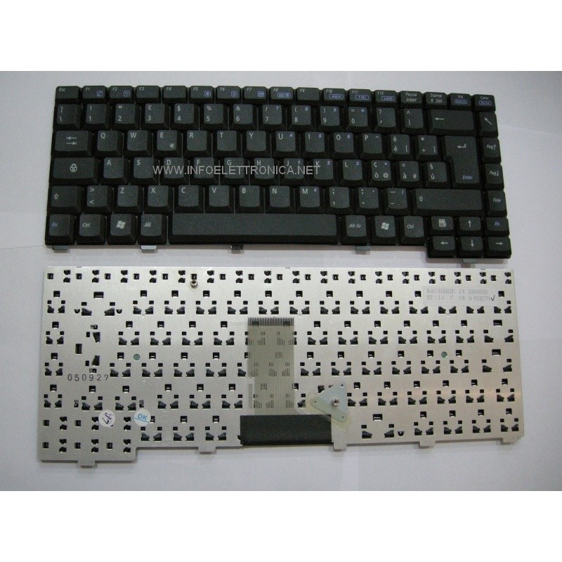 Tastiera italiana compatibile con Asus A3 A6 A6J A6Jc A6R A3000 A6000 Tastiera italiana compatibile con Asus A3 A6 A6J A6Jc A6R A3000 A6000