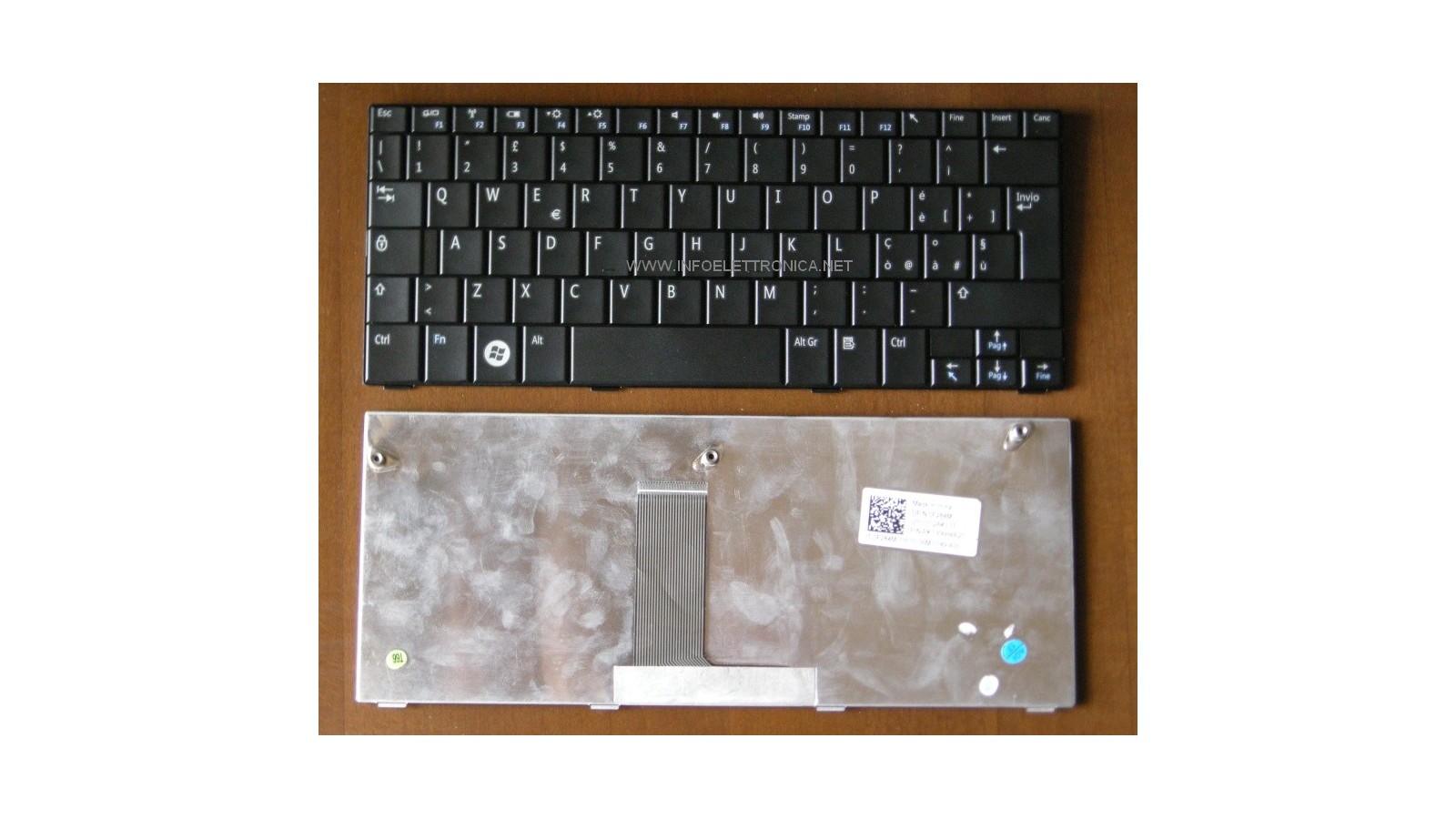 Tastiera nera italiana per notebook Dell Inspiron Mini 10 Mini 10V 1010 1011