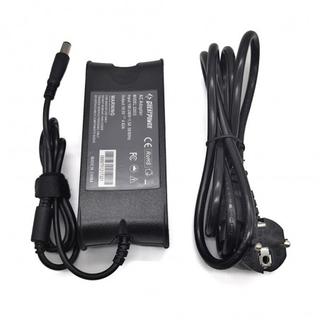 Alimentatore caricabatteria 90W 19.5V 4,62 ampere compatibile con Dell Inspiron 300M 500M 505M 510M 600