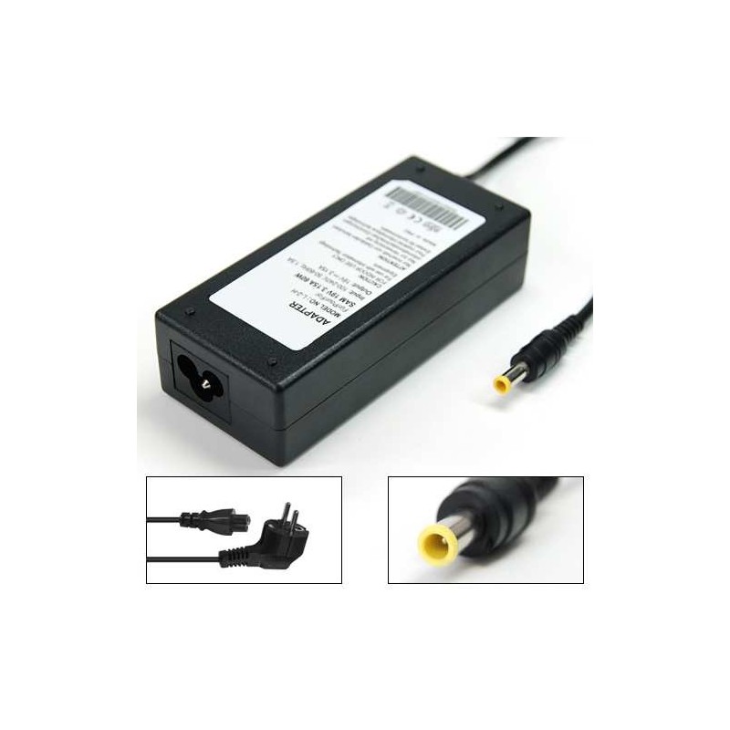 Alimentatore caricabatteria Samsung 19V - 60W- 3,15 Ampere - 5,5 * 3,0mm Samsung VM Serie GS serie GT serie Alimentatore caricabatteria Samsung 19V - 60W- 3,15 Ampere - 5,5 * 3,0mm Samsung VM Serie GS serie GT serie