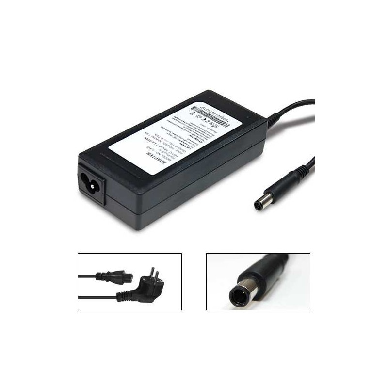 Alimentatore caricabatteria HP COMPAQ con 19V 4,74 ampere 90W 7,4*5,0mm 6710s 6715s 6735s