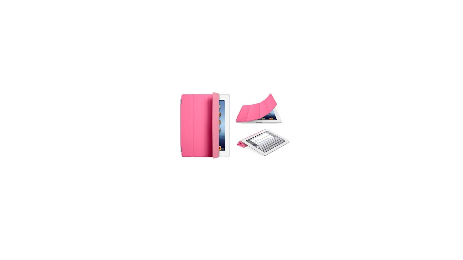 Smart Cover iPad 2 - iPad 3 magnetica pieghevole rosa