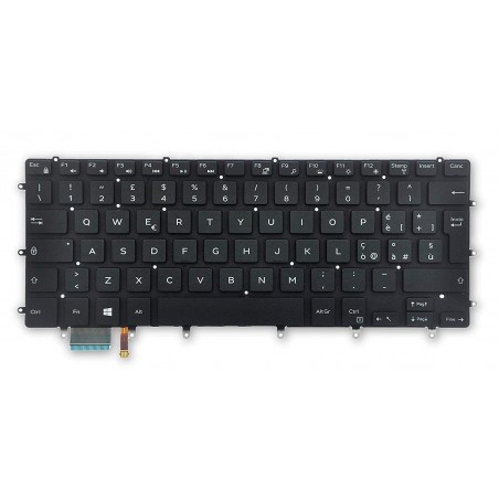 Tastiera italiana compatibile con DELL XPS 15 9550/9560/9570/7590 RETROILLUMINATA
