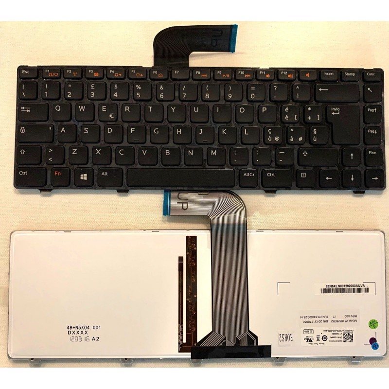 Tastiera italiana RETROILLUMINATA per DELL XPS 15 L502X Vostro 1440 3450 3560 Inspiron N4050 N5040 RETROILLUMINATA Tastiera italiana RETROILLUMINATA per DELL XPS 15 L502X Vostro 1440 3450 3560 Inspiron N4050 N5040 RETROILLUMINATA