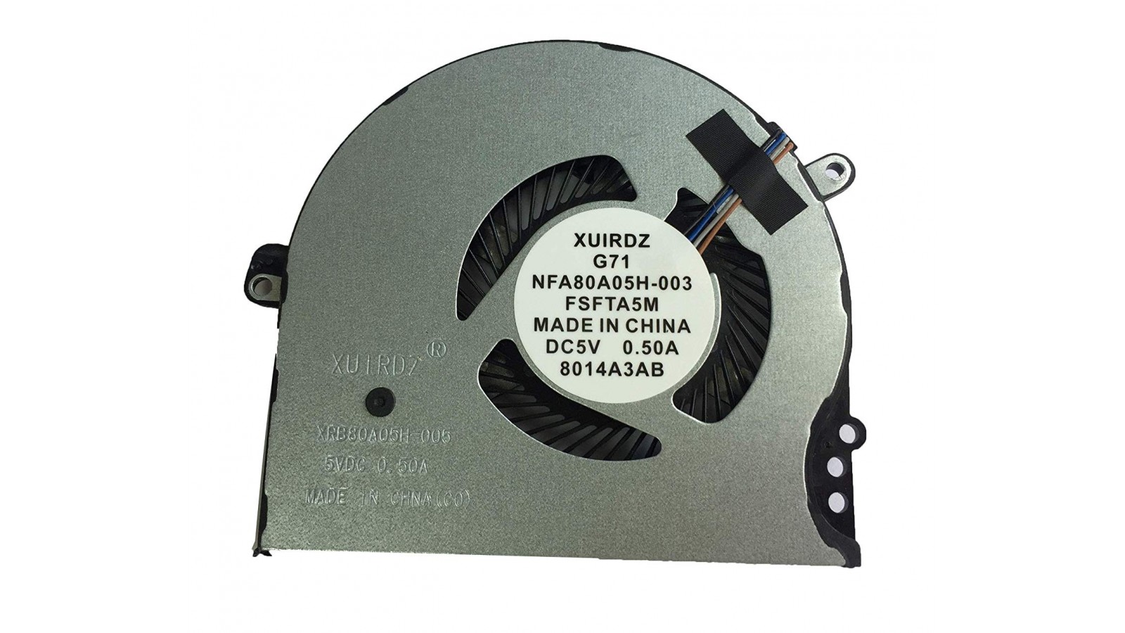 Ventola Fan compatibile HP15-CC700 CPU 927918-001 NS75000-16K11 927918-001 NS75000-16K11 DTA47G71TP003 NFB80A05H-003 FSFTB5M