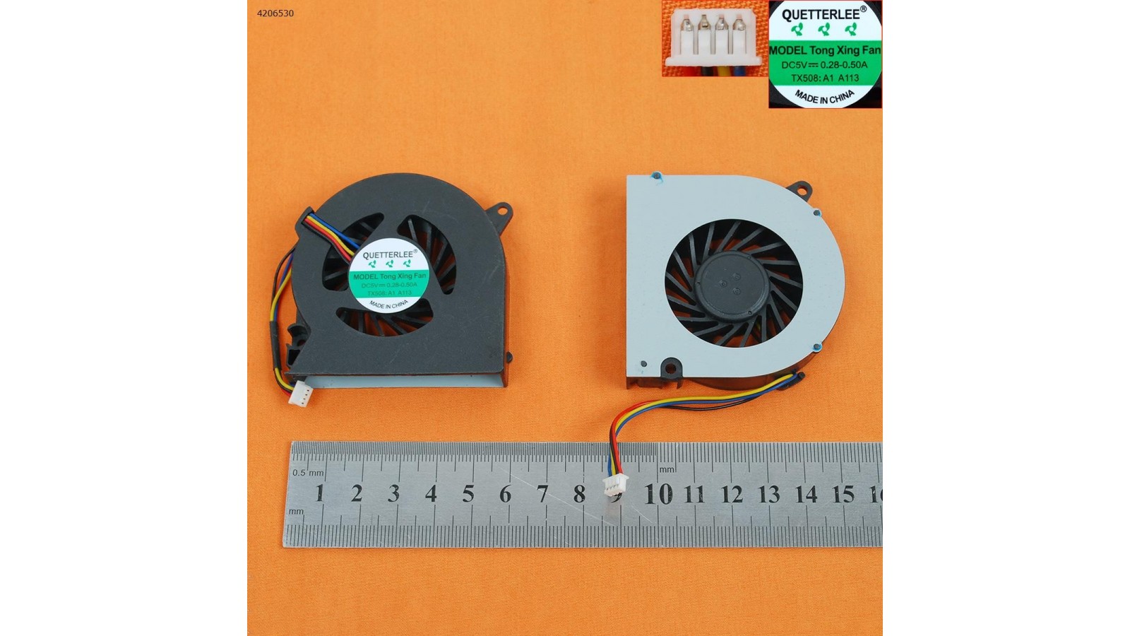 Ventola originale Fan per processore HP Compaq 6530B 6730b 6735B 6730B 6735B 4 PIN