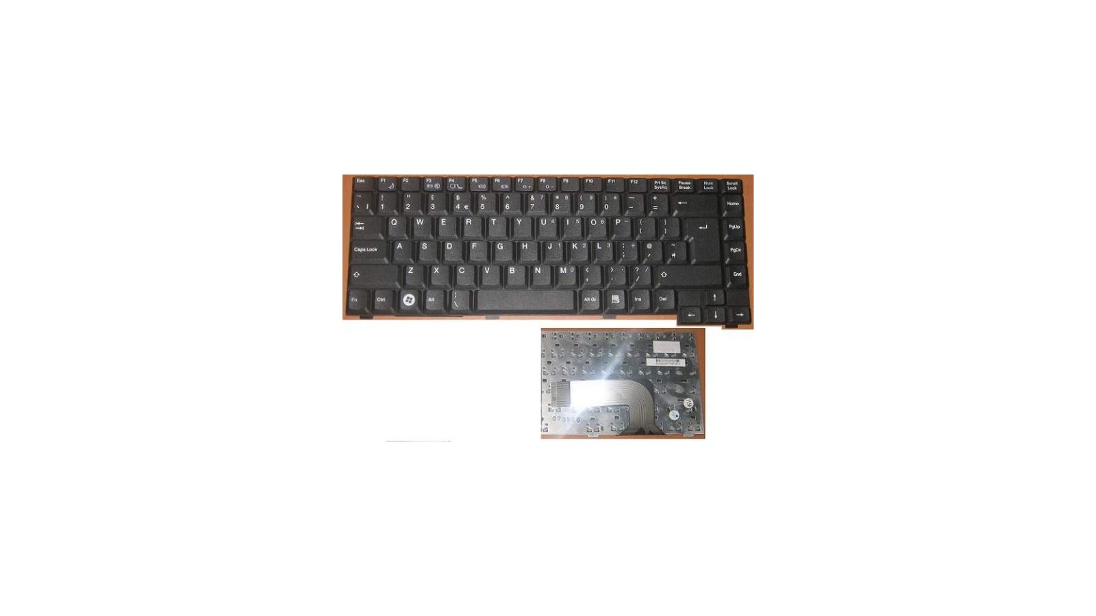 Tastiera nera compatibile con Fujitsu Siemens Amilo PA1510 PA2510 Pi1505 Pi1510 Pi2515