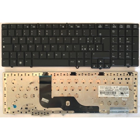Tastiera italiana compatibile con HP Compaq ProBook 6540B 6545B 6550B 6555B Senza Trackpad