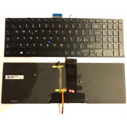 Tastiera italiana compatibile con Toshiba A50-C Z50-C R50-C Retroilluminata e Trackpad