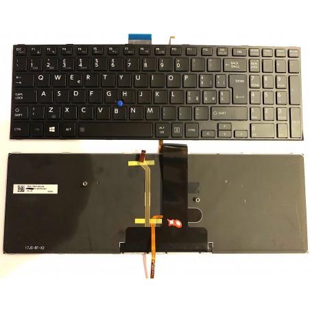 Tastiera italiana per Toshiba A50-C Z50-C R50-C Retroilluminata e Trackpad