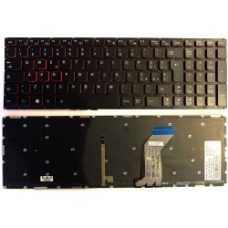 Tastiera italiana Retroiiluminata per Lenovo Ideapad Y700-15ISK Y700-15ISE Y700-15ACZ Y700-17ISK