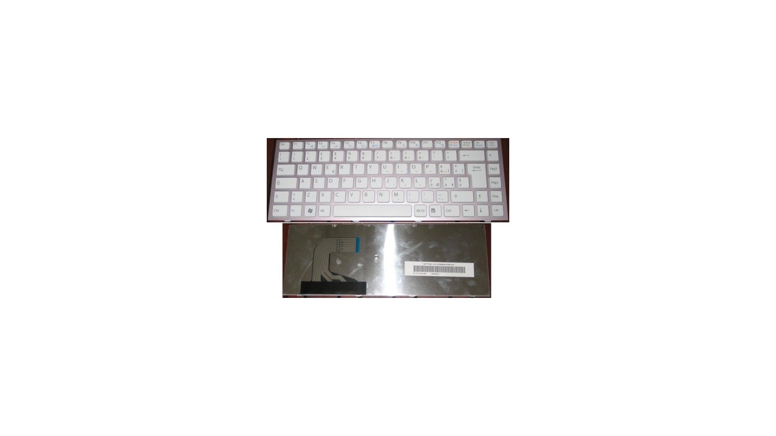 Tastiera italiana rosa con tastiera bianca compatibile con SONY VAIO VPC-S VPC-S11 VPC-S12