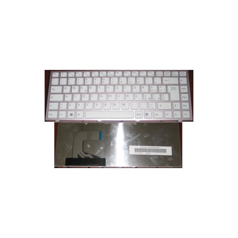 Tastiera italiana rosa con tastiera bianca compatibile con SONY VAIO VPC-S VPC-S11 VPC-S12