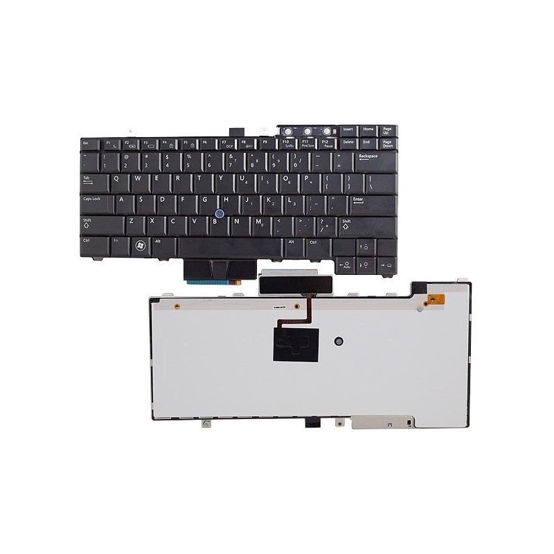 Tastiera originale nera italiana retroilluminata per notebook Dell E5300 E5400 E6400 E6500 Precision M2400 M4400 OUK717