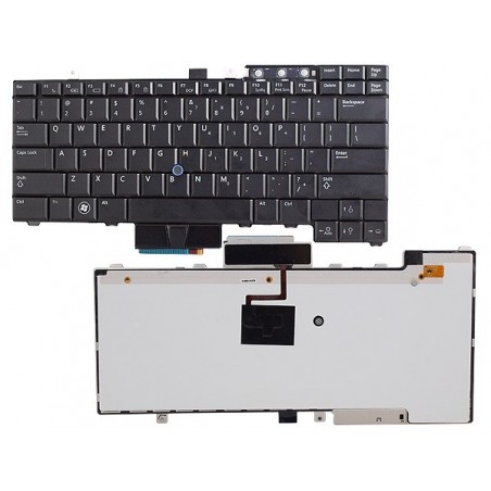 Tastiera originale nera italiana retroilluminata per notebook Dell E5300 E5400 E6400 E6500 Precision M2400 M4400 OUK717