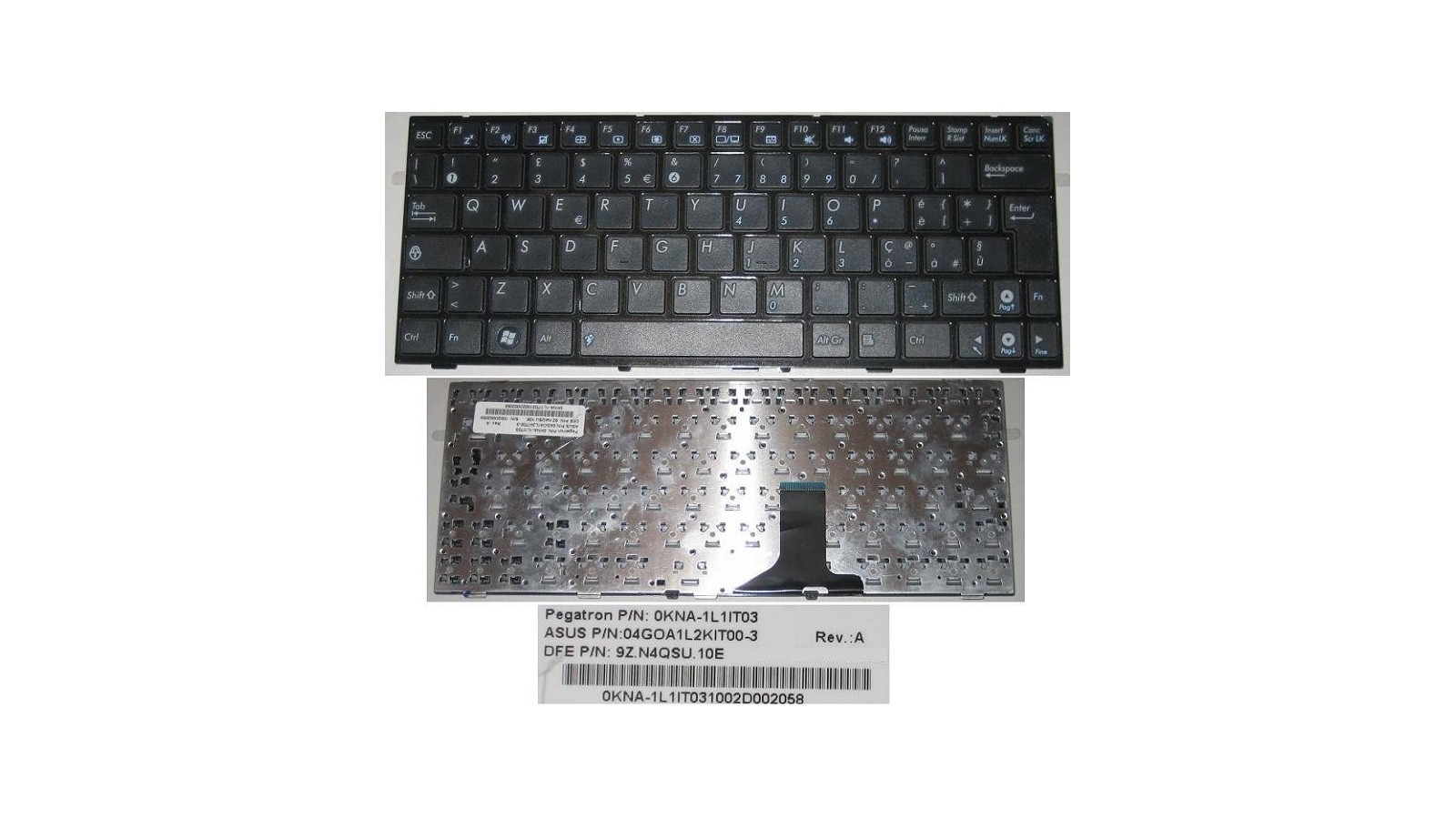 Tastiera compatibile con Asus italiana nera EEEPC EEE PC 1005PEB