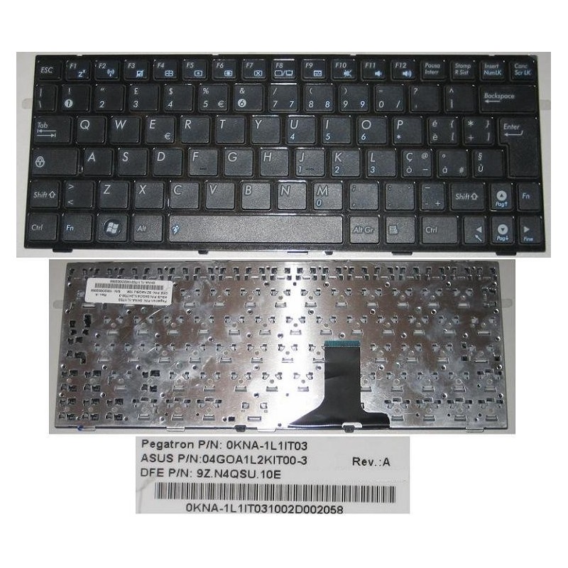 Tastiera compatibile con Asus italiana nera EEEPC EEE PC 1005PEB