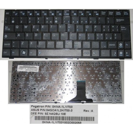 Tastiera compatibile con Asus italiana nera EEEPC EEE PC 1005PEB