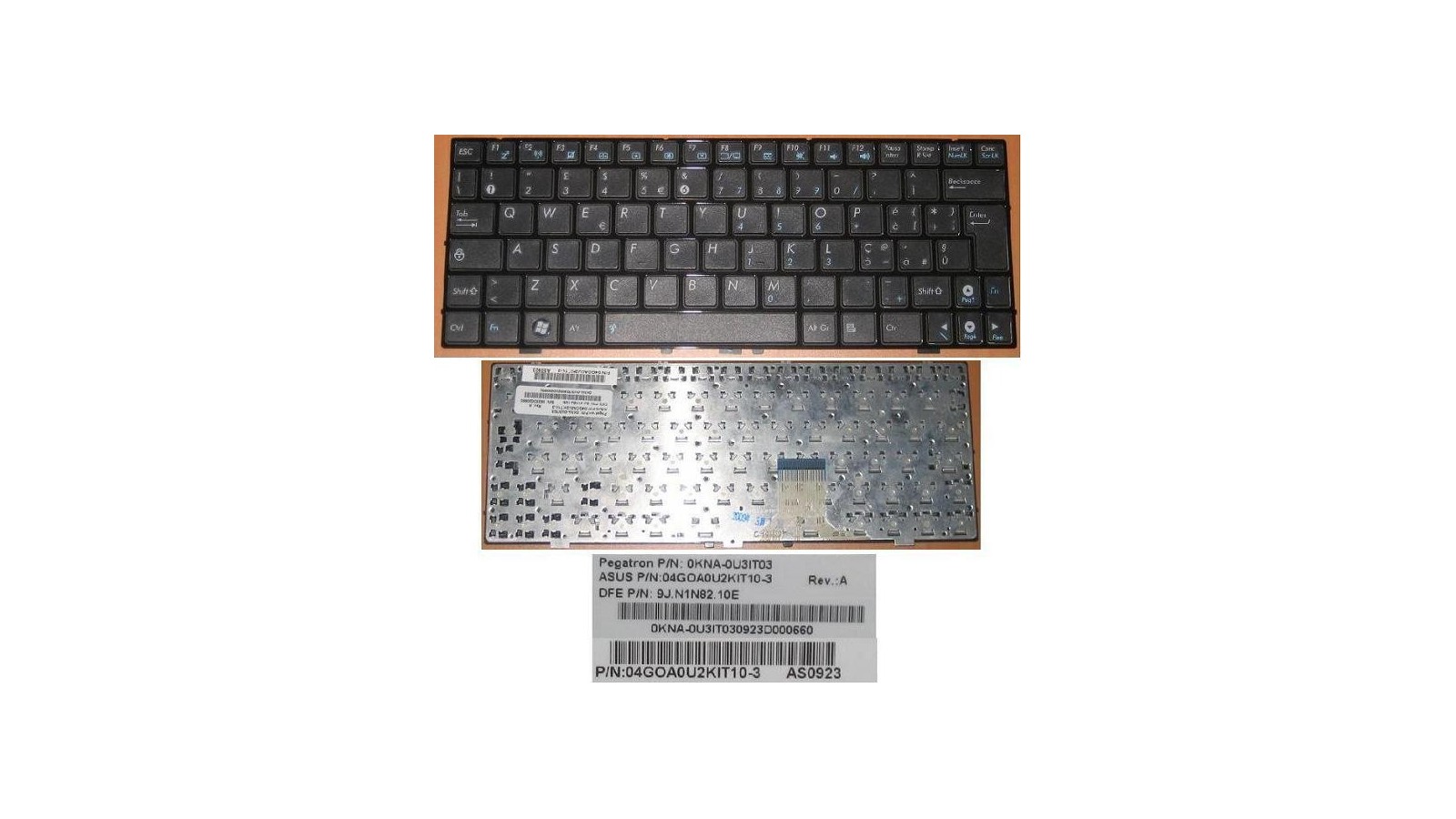 Tastiera italiana compatibile con Asus nera EEEPC EEE PC 1000HE 1000 HE