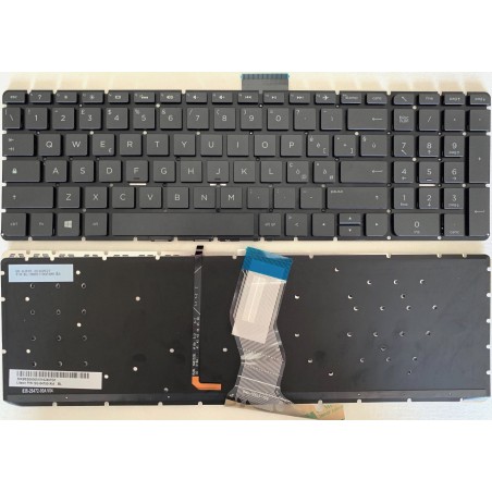 Tastiera italiana RETROILLUMINATA compatibile con HP Pavilion 15-AB 15-ab012nl 15-ab022nl 15-ab026nl 15-ab036nl