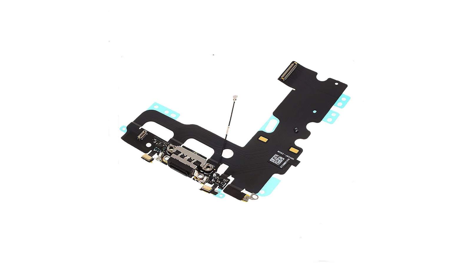 Flat Flex connettore ricarica Apple iPhone 7 Plus completo di microfono antenna jack audio nero