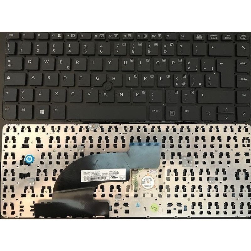 Tastiera Italiana compatibile con Hp ProBook 640 G1, 645 G1 completa Trackpad