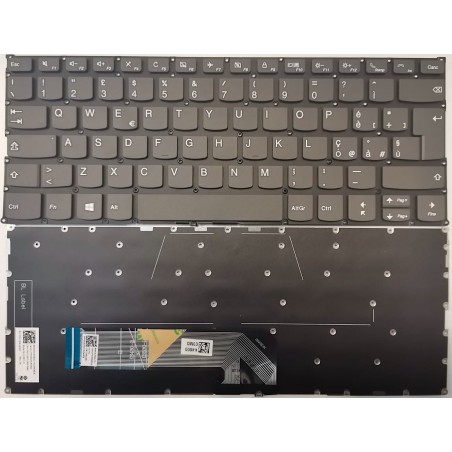 Tastiera italiana compatibile con Lenovo Yoga 730-13IKB 730-13IWL 730-15IKB 730-15IWL