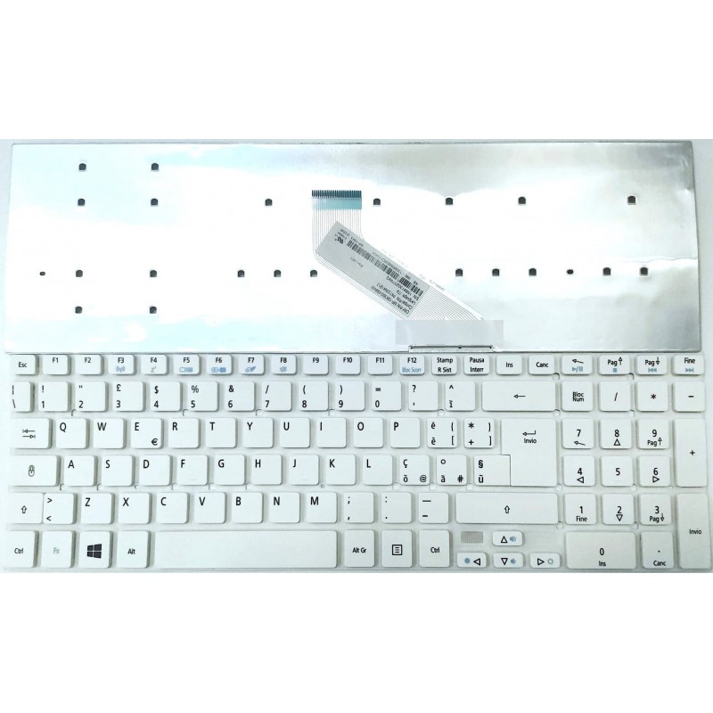 Tastiera italiana compatibile con Acer Aspire MP-10K36I0-6981 V3-572g-57vu MP-10K36I0-6984W