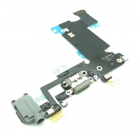 Flat connettore ricarica Apple iPhone 6S Plus completo di microfono antenna jack audio nero