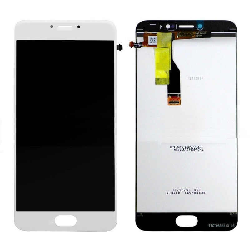 Display + Touch Screen per MEIZU M3 NOTE L681H bianco