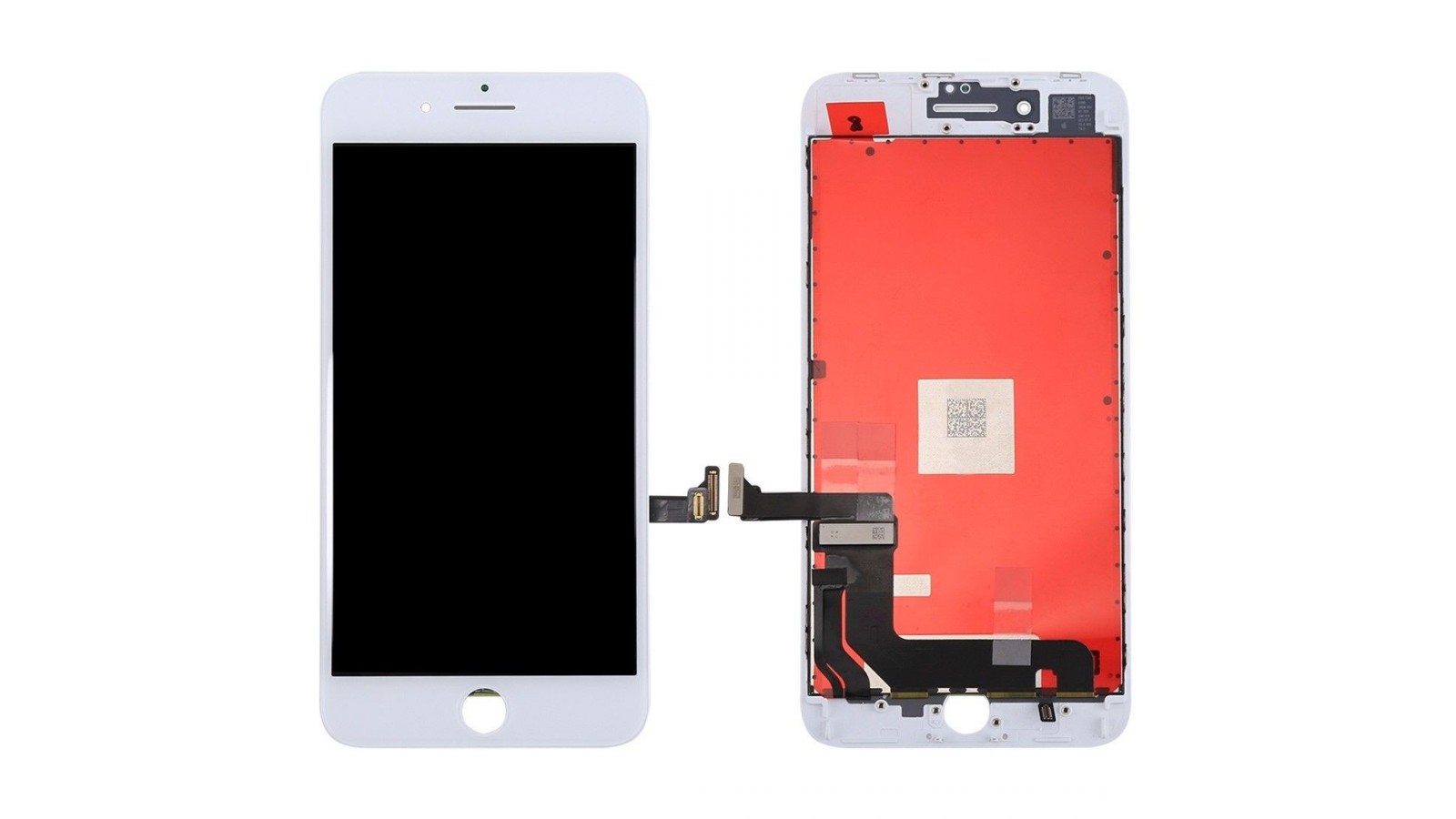 Display Lcd per Apple Iphone 8 Plus bianco completo di Touch screen e cornice 
